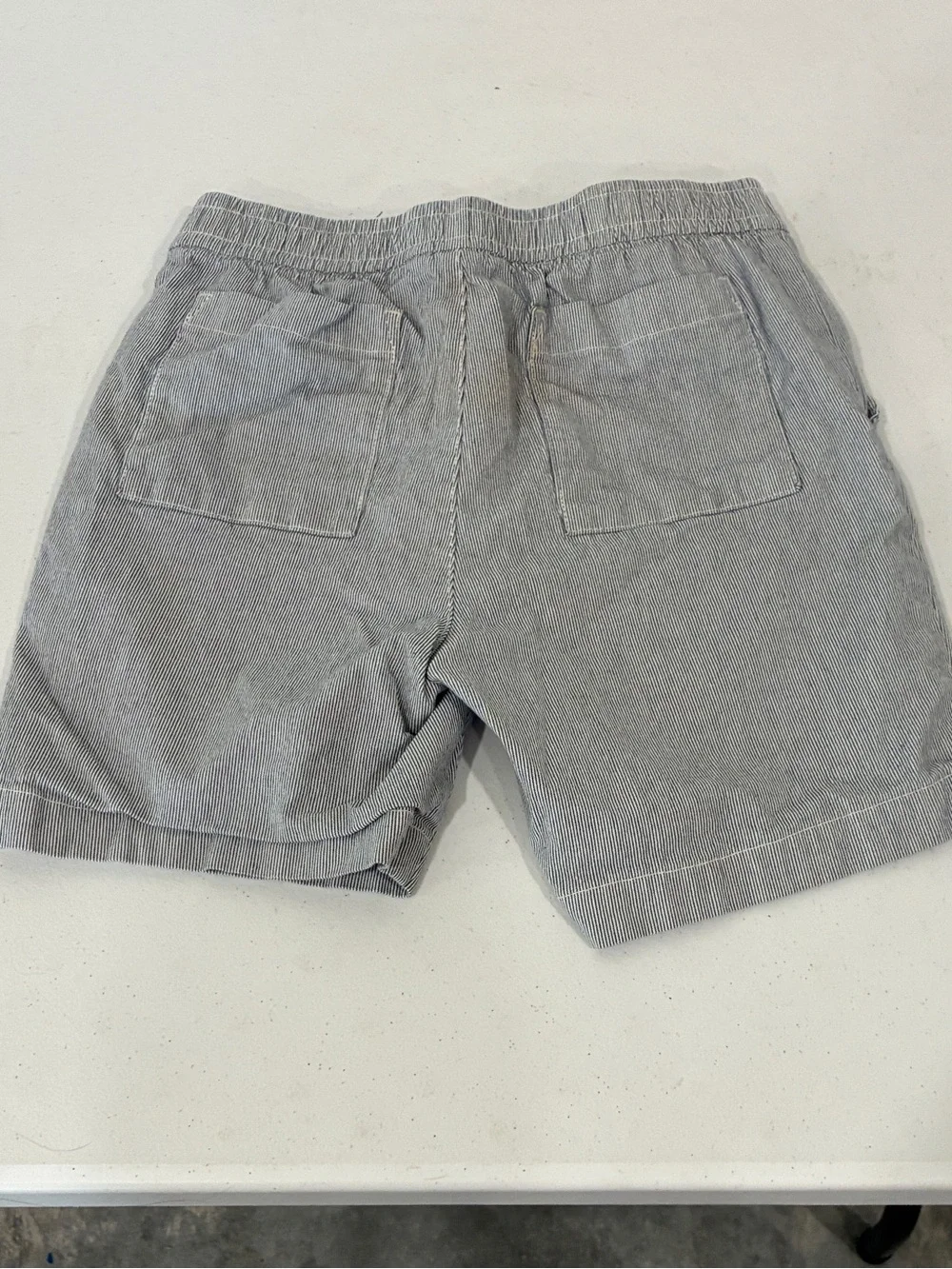 Gap Kids Boys Size 10 Large Husky Blue Railstripe Easy Shorts